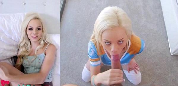  Elsa Jean Sexy Cute Blonde Splitscreen Video